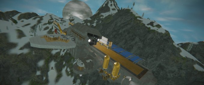 Blueprint Steampunk Trader Carrier Space Engineers mod