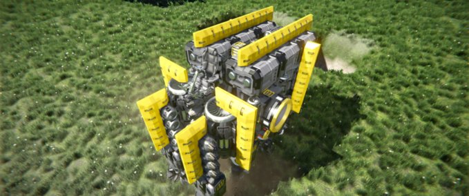 Blueprint Vert Miner 2.0 Space Engineers mod