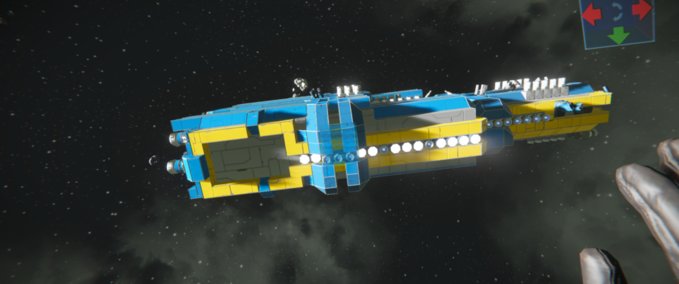 Blueprint crusador estelar do xande Space Engineers mod
