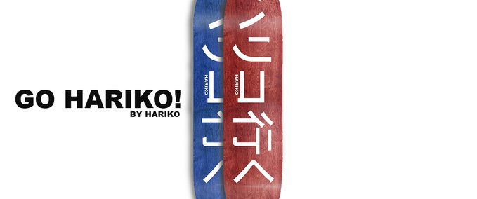 Fakeskate Brand GO HARIKO! Decks Skater XL mod