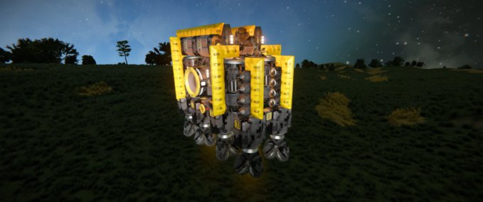 Blueprint Vert Miner 2.1 Space Engineers mod