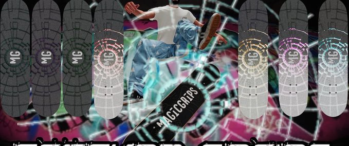 Other Magic Grips Pack 7 - Cracked Series Skater XL mod