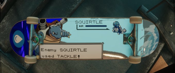 Gear Pokemon Squirtle Deck Skater XL mod