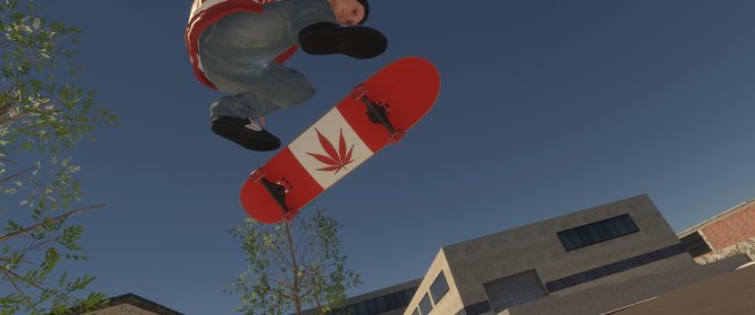 Gear Cannabis Canada Flag Skater XL mod