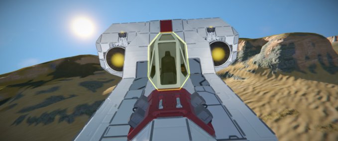 Blueprint Sky hawk vanilla Space Engineers mod