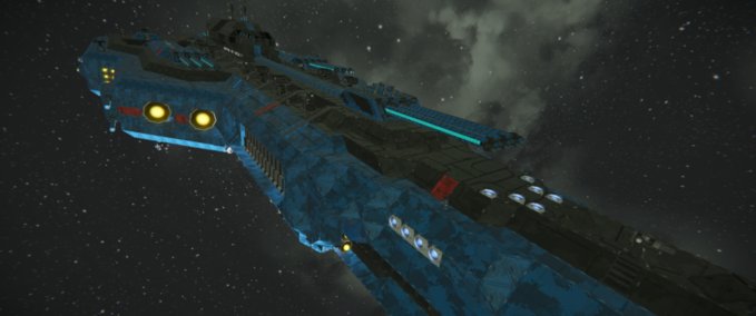 Blueprint U.S.S. Void Diver ** (station) Space Engineers mod
