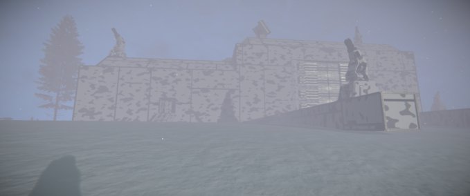 Blueprint Winter fortress Space Engineers mod