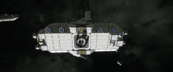 Blueprint module cargo v.1 with guns Space Engineers mod