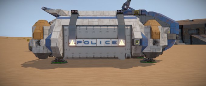 Blueprint Police AV mk.I Space Engineers mod