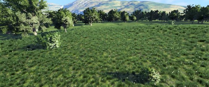 World Render Test - Trees Grass Bushes Space Engineers mod