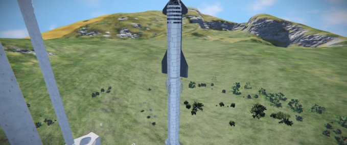 Blueprint SpaceX Starship V6.0 Space Engineers mod