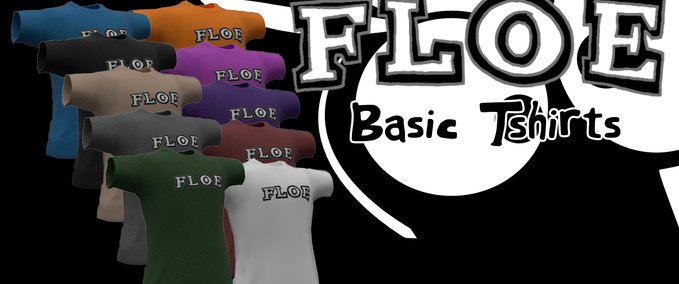 Fakeskate Brand Floe Wheels - Basic T-Shirts Skater XL mod
