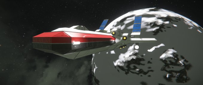 Blueprint NEC falcon scout vessel Space Engineers mod