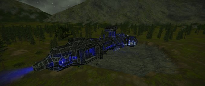 Blueprint Space Battleship MKI Space Engineers mod