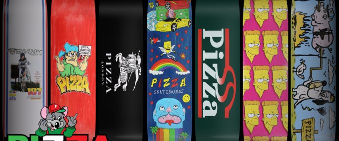 Gear Pizza Skateboards 56-Deck Pack Skater XL mod