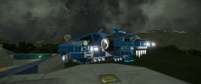 Blueprint Mini gun ship Space Engineers mod