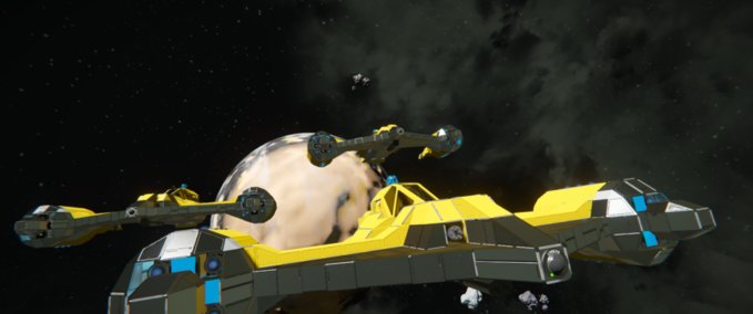 Blueprint Naboo starfighter Space Engineers mod