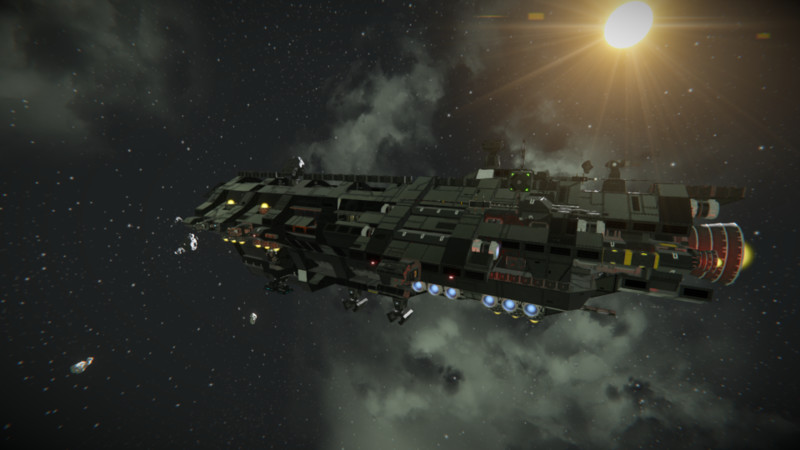 Space Engineers: Mercenary Warship v 1.0 Blueprint, Ship, Large_Grid ...