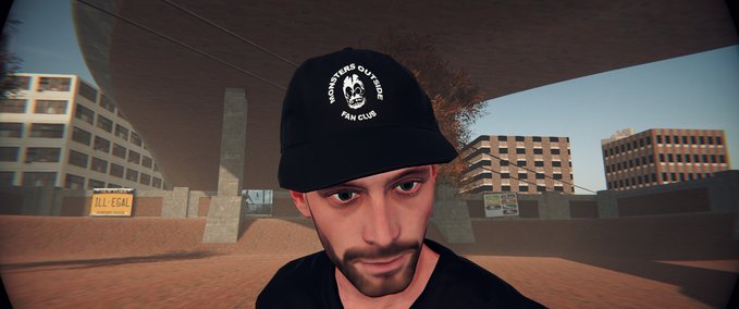 Real Brand Monsters Outside Dad Hat Skater XL mod