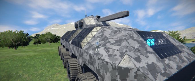 Blueprint Goliath, [Mobile rover base] Space Engineers mod