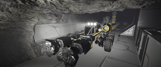 Blueprint Wolf Rover Pistons Drills Space Engineers mod