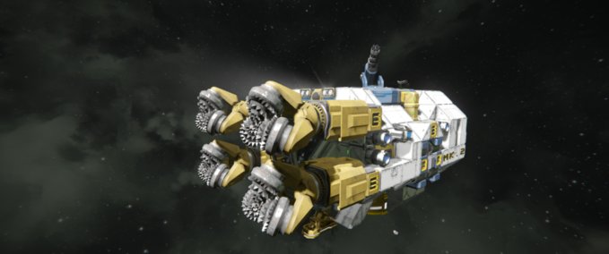 Blueprint IHv.3 Miner Ship Space Engineers mod