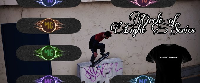 Other Magic Grips Pack 9 - Circle Of Light Series Skater XL mod