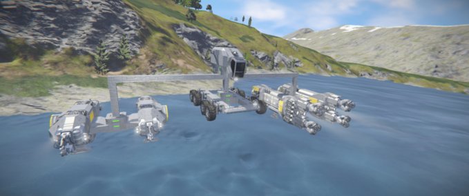 Blueprint Exodus modular ship Space Engineers mod