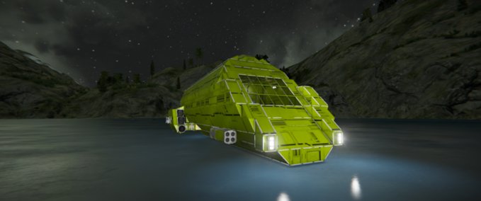 Blueprint SGA Combat Puddle Jumper Space Engineers mod