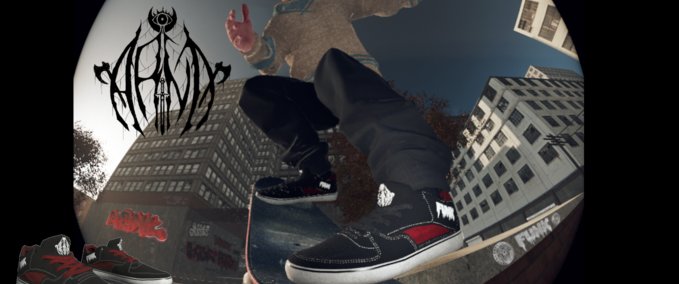 Fakeskate Brand Arnt Shoes - Ulv Funk ProModel Skater XL mod