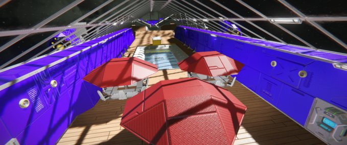 Blueprint LUX EXPLORER AZURA Space Engineers mod