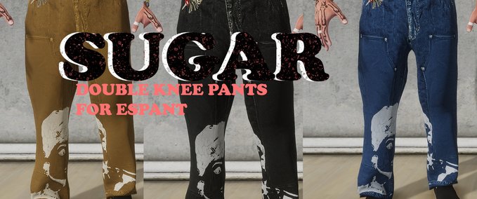 Gear (ESPant) Sugar Double Knee's Skater XL mod