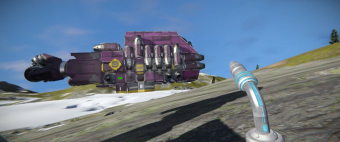 Blueprint Purple Digger Space Engineers mod