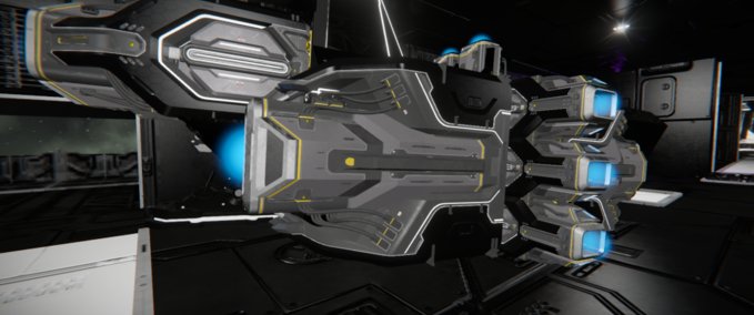 Blueprint Fast Attack Interceptor MK III Space Engineers mod