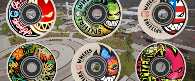Gear Spitfire Wheels - Bighead Art Skater XL mod