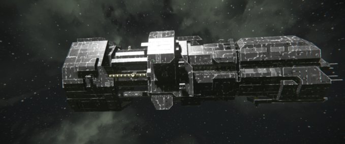 Blueprint UNSC Hercules class assault cruiser Space Engineers mod