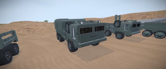 Blueprint MAN KAT 6x6 survival Space Engineers mod