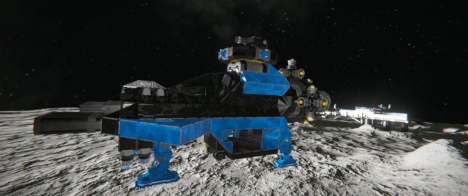 Blueprint Sky Slicer Passenger Transport Space Engineers mod