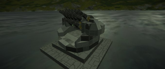Blueprint Turret Hurican (small grid) Space Engineers mod