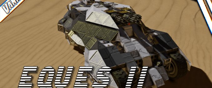 Blueprint Eques II - Compact Gatling Tank Space Engineers mod