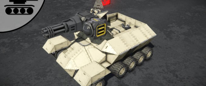 Blueprint Tankette '251' Space Engineers mod