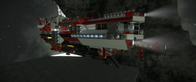 Blueprint Craw fish exploration vessel Space Engineers mod