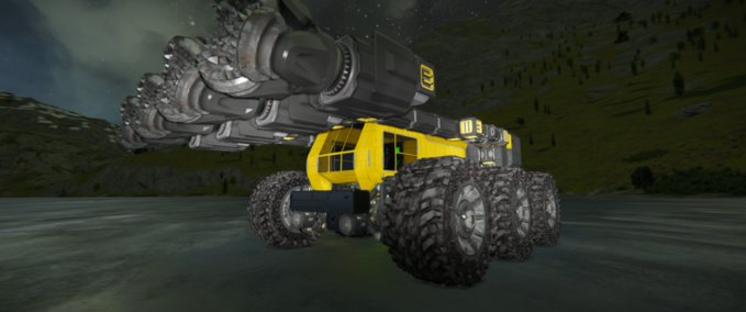 Blueprint Hinge miner Space Engineers mod