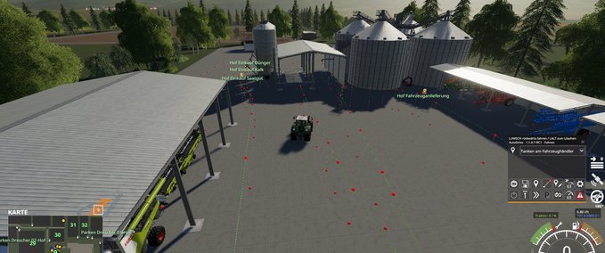 Courseplay Kurse Auto Drive Kurse der American Dream Map Landwirtschafts Simulator mod