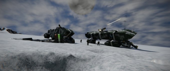 Blueprint Vanguard APC mrk ** (homeguard regiment) Space Engineers mod