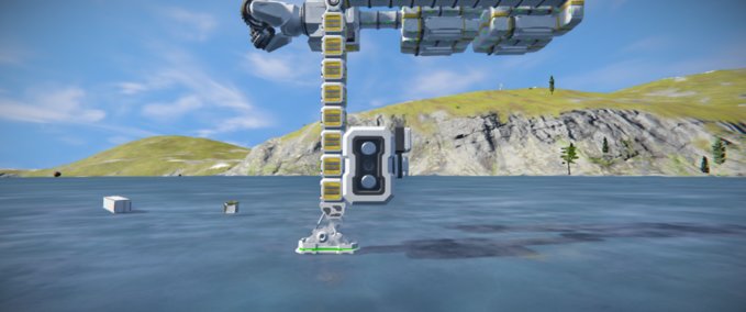 Blueprint Drill rig Space Engineers mod