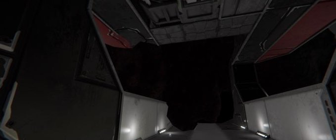 World Crashed Red Ship  test Space Engineers mod