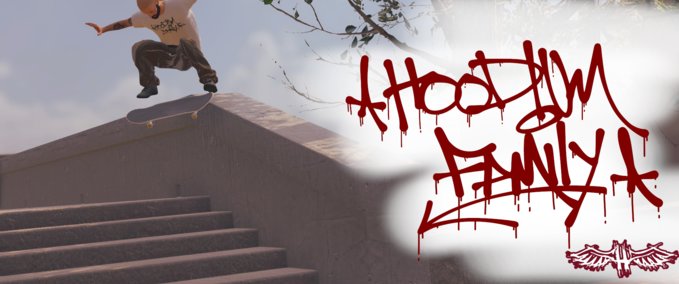 Gear Hoodlum Family "Throwie" Top Drop Skater XL mod