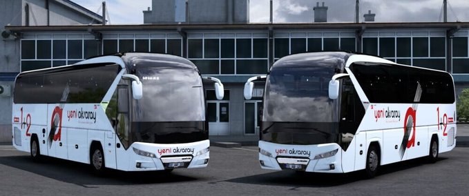 Trucks Neuer Neoplan Tourliner – Yeni Aksaray Seyahat Skinpack v1.0 [1.39.x] Eurotruck Simulator mod