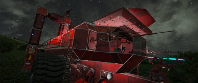 Blueprint Heavy Back Rover Base MK-2 Space Engineers mod